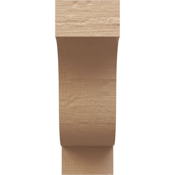 11in. W X 22in. D X 33in. H Series 2  Newport Rough Cedar Woodgrain TimberThane Corbel, Primed Tan